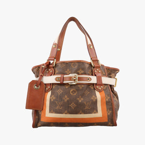 Pre-owned Louis Vuitton Monogram Tisse Sac Rayeur PM multicolor Monogram Tisse Canvas M56386 shoulderbag | stylenewstar