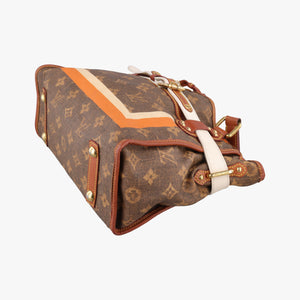 Pre-owned Louis Vuitton Monogram Tisse Sac Rayeur PM multicolor Monogram Tisse Canvas M56386 shoulderbag | stylenewstar