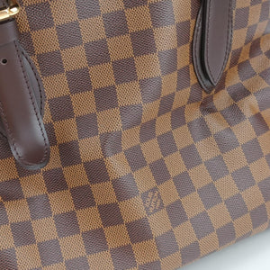 Vintage Louis Vuitton HAMPSTEAD MM EBENE Damier Canvas N51204 shoulderbag | stylenewstar