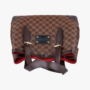 Vintage Louis Vuitton HAMPSTEAD MM EBENE Damier Canvas N51204 shoulderbag | stylenewstar