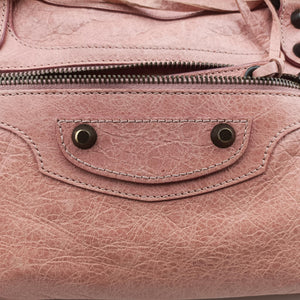 Vintage Balenciaga Giant City Pink lambskin shoulderbag | stylenewstar