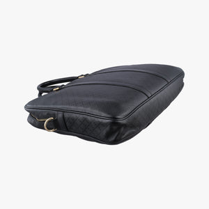 Secondhand Gucci Diamante Black Leather 208463 handbag | stylenewstar