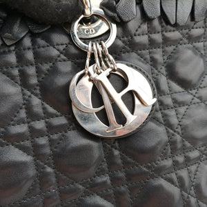 Secondhand Christian Dior Lady Dior Black lambskin shoulderbag | stylenewstar