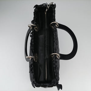 Secondhand Christian Dior Lady Dior Black lambskin shoulderbag | stylenewstar