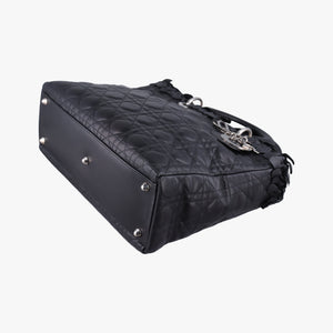 Secondhand Christian Dior Lady Dior Black lambskin shoulderbag | stylenewstar