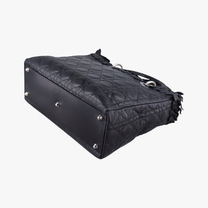 Secondhand Christian Dior Lady Dior Black lambskin shoulderbag | stylenewstar