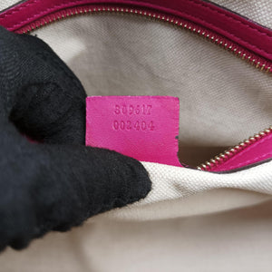 Pre-owned Gucci Microguccissima Rose Patent Leather 309617 shoulderbag | stylenewstar