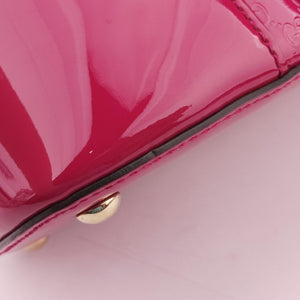 Pre-owned Gucci Microguccissima Rose Patent Leather 309617 shoulderbag | stylenewstar