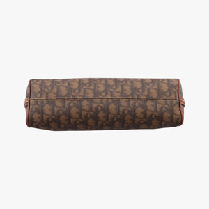 Secondhand Christian Dior Trotter Romantic Brown PVC coated canvas×Leather shoulderbag | stylenewstar