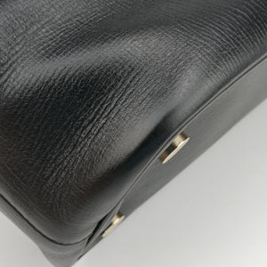 Pre-owned Bvlgari Isabella Rossellini Black Leather shoulderbag | stylenewstar