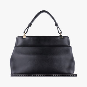 Pre-owned Bvlgari Isabella Rossellini Black Leather shoulderbag | stylenewstar