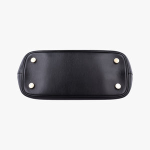 Pre-owned Bvlgari Isabella Rossellini Black Leather shoulderbag | stylenewstar