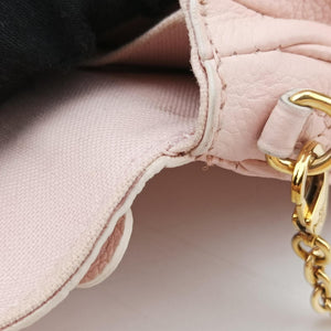 Pre-owned Louis Vuitton Micro Metis Pouch Chain Monogram Rose Pomelo Monogram Empreinte M81389 shoulderbag | stylenewstar