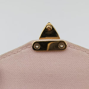 Pre-owned Louis Vuitton Micro Metis Pouch Chain Monogram Rose Pomelo Monogram Empreinte M81389 shoulderbag | stylenewstar