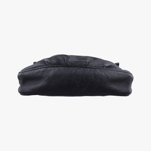 Pre-owned Fendi Fendista Pochette Black Leather 8M0276 shoulderbag | stylenewstar
