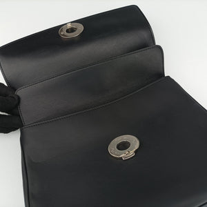 Pre-owned Christian Dior Be Dior Black × Rose Red Leather shoulderbag | stylenewstar