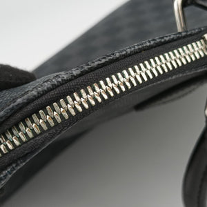 Pre-owned Louis Vuitton Porte Documents Jour Noir Damier Graphite N48224 shoulderbag | stylenewstar