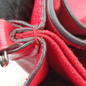 Pre-owned Louis Vuitton VaugirardPM Brown × Coquelicot Monogram Canvas×calf leather M44548 shoulderbag | stylenewstar