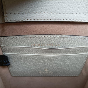 Pre-owned Gucci Diana Bamboo White Leather 739079 shoulderbag | stylenewstar