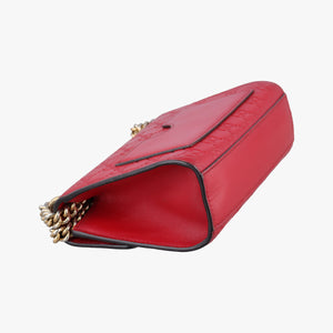 Pre-owned Gucci Padlock Red Leather 409487 shoulderbag | stylenewstar
