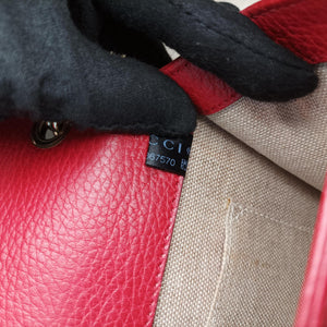 Pre-owned Gucci Interlocking G Red Leather 510304 shoulderbag | stylenewstar