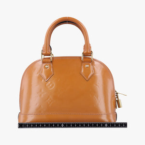 Secondhand Louis Vuitton Alma BB Rose Velours Vernis M91585 shoulderbag | stylenewstar