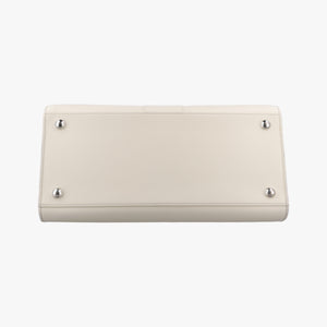 Pre-owned Delvaux Brillant White Leather shoulderbag | stylenewstar