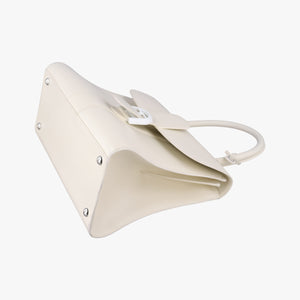 Pre-owned Delvaux Brillant White Leather shoulderbag | stylenewstar
