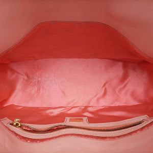 Pre-owned Fendi Mamma Baguette Pink Leather 26725 shoulderbag | stylenewstar