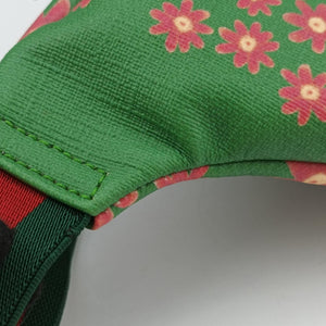 Pre-owned Gucci kids GG Top strawberry Print Green × Multi canvas 502095 bum bag/waist bag | stylenewstar