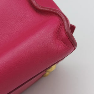 Pre-owned Yves Saint Laurent Y Ligne Petit Cabas Rose Leather 311210 shoulderbag | stylenewstar