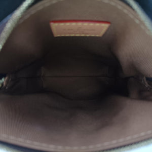 Pre-owned Louis Vuitton Utility Phone Sleeve Brown Monogram Canvas M80746 shoulderbag | stylenewstar