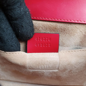 Secondhand Gucci Sylvie Red Leather 470270 shoulderbag | stylenewstar