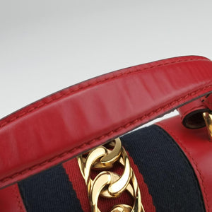 Secondhand Gucci Sylvie Red Leather 470270 shoulderbag | stylenewstar