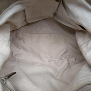 Secondhand Gucci Sukey White×Brown Leather×canvas 247902 shoulderbag | stylenewstar