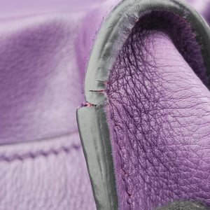 Vintage Prada Twin Pocket Winged Tote Purple Leather BN2619 shoulderbag | stylenewstar