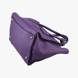 Vintage Prada Twin Pocket Winged Tote Purple Leather BN2619 shoulderbag | stylenewstar