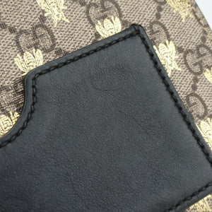 Pre-owned Gucci Padlock beige×black PVC coated canvas×Leather 409487 shoulderbag | stylenewstar
