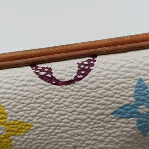 Pre-owned Louis Vuitton Petit NOe white Monogram Multicolor M42229 shoulderbag | stylenewstar