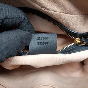 Secondhand Gucci Ophidia Navy×black Suede×leather 517080 shoulderbag | stylenewstar