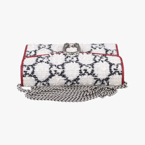 Vintage Gucci Dionysus Ivory × Red × Black Tweed×Leather 401231 shoulderbag | stylenewstar