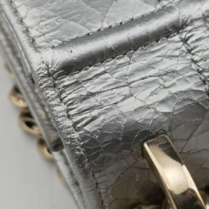 Pre-owned Christian Dior Diorama Silver Leather shoulderbag | stylenewstar
