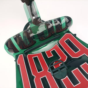 Secondhand Delvaux The Hero Green PVC (Vinyl Chloride) × Rubber handbag | stylenewstar