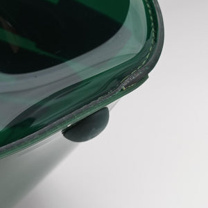 Secondhand Delvaux The Hero Green PVC (Vinyl Chloride) × Rubber handbag | stylenewstar
