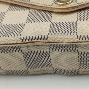 Pre-owned Louis Vuitton Pochette Felicie Azur Damier Canvas N63106 shoulderbag | stylenewstar