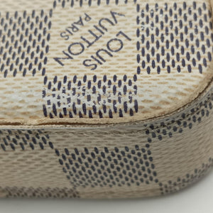 Pre-owned Louis Vuitton Pochette Felicie Azur Damier Canvas N63106 shoulderbag | stylenewstar