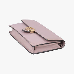 Pre-owned Gucci Interlocking G Pink Leather 369664 shoulderbag | stylenewstar