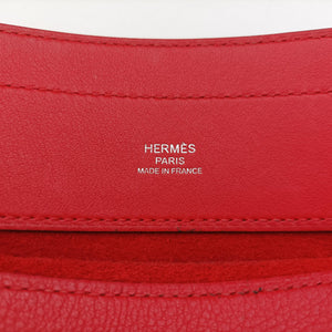 Pre-owned Hermes Sac Aline mini Red lambskin shoulderbag | stylenewstar