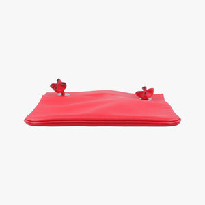 Pre-owned Hermes Sac Aline mini Red lambskin shoulderbag | stylenewstar