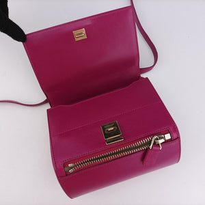 Pre-owned Givenchy Pandora Box Rose Leather shoulderbag | stylenewstar